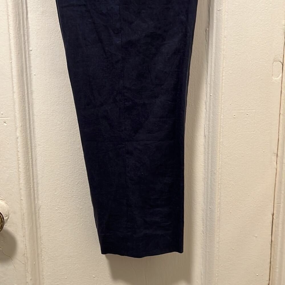 Open Edit Navy Blue Linen Blend Pants NWOT Size XS - Picture 5 of 16